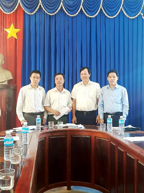 Cụm trưởng UBND xã Hi88 Team năm 2020 đã bàn giao cụm trưởng năm 2021 cho xã UBND xã An Phú.